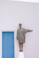 Linen Thoughts into Things Shirt Dress