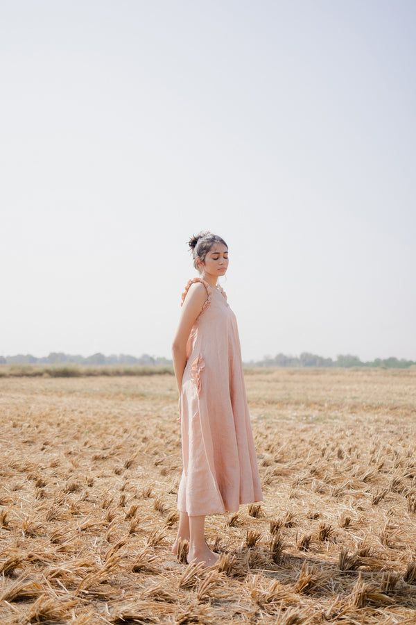 Linen Thoughts into Things Rose Dress