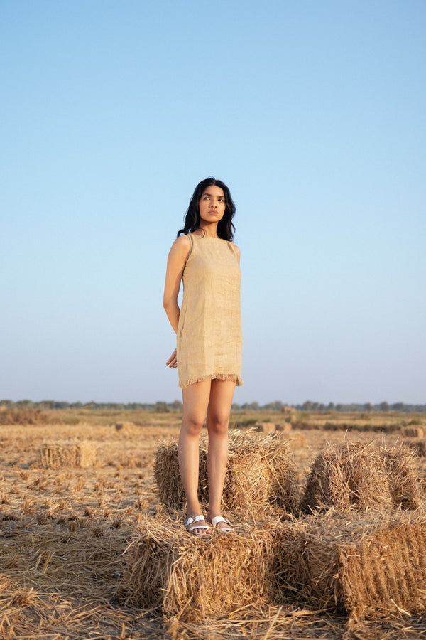 Linen thoughts into things Beach Grass Dress