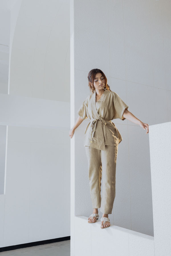 Linen Thoughts into Things Comfort Pants